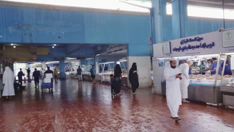 Old-Central-Fish-market-in-Jeddah,-Saudi-Arabia