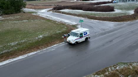 US-Mail-Carrier-delivering-mail-in-the-cold