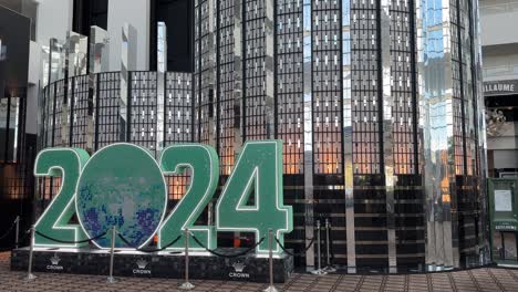 2024-Happy-New-Years-Sign-at-Crown-Casino-Perth-Western-Australia