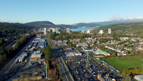 Barnet-Road-In-The-City-Of-Port-Moody-In-British-Columbia,-Canada