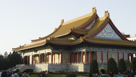 National-Concert-Hall,-Chiang-Kai-Shek-Memorial,-Lunar-New-Year,-Taipei-Taiwan