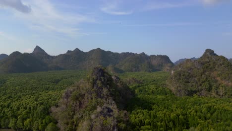 Himmel-Wolken-Mangroven-Hügel-Malaysia-Langkawi