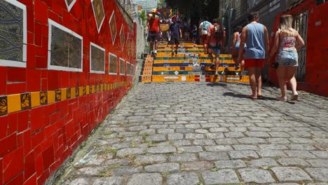 Escalera-Selarón,-Río-De-Janeiro,-Brasil