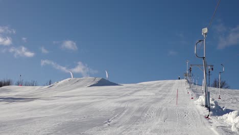 Skipiste-Am-Morgen