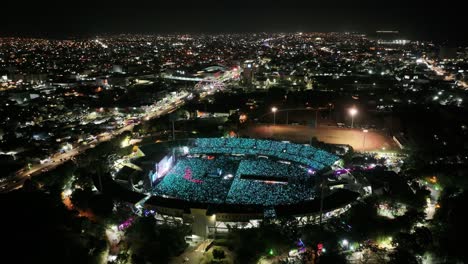 Concert-of-JUAN-LUIS-GUERRA-in-Olympic-Stadium-at-night