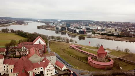Burg-Von-Kaunas,-Litauen