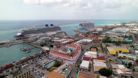 high-aerial-of-oranjestad-aruba