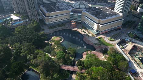 Moderner-Brunnen-Stadtzentrum-Von-Kuala-Lumpur
