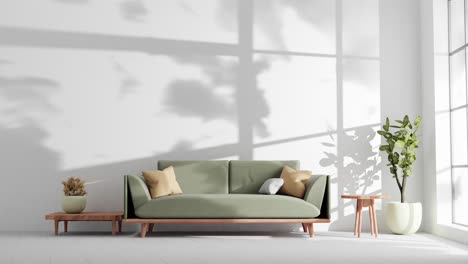 Modern-apartment-living-room-with-couch-and-shadows-clouds-on-wall-by-gently-summer-wind-breeze-rendering-animation-Architecture-interior-design-concept