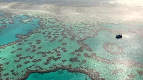 4K-Luftaufnahme-Des-Great-Barrier-Reef-In-Queensland,-Australien-Im-Dezember-2022