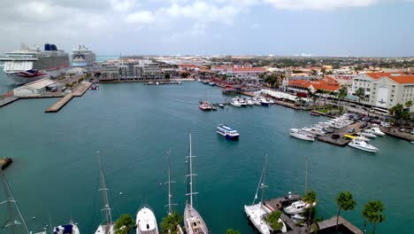 Puerto-Aéreo-De-Oranjestad-Aruba-Y-Zona-Comercial.