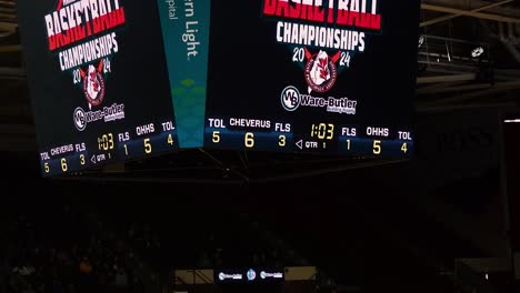 Campeonato-De-Baloncesto-Para-Chicas-De-Secundaria-En-El-Cross-Stadiium-De-Portland,-Maine