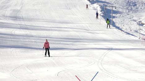 Skipiste-Am-Morgen