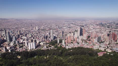 Tapiz-Urbano-De-Bogotá,-Colombia-Vista-Desde-Arriba