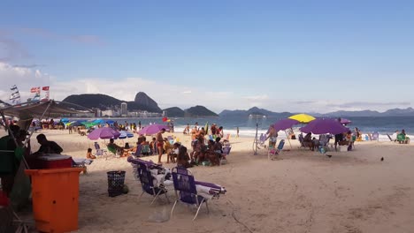 Copacabana-Beach,-Rio-De-Janeiro,-Brazil