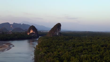 Noche-Manglar-Río-Krabi-Tailandia