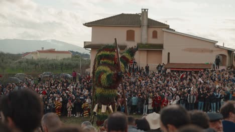 Podence-Careto-Effigy-and-Engaged-Crowd--Portugal