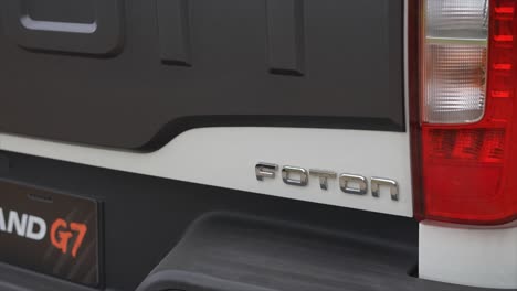 Tunland-G7,-FOTON,-PICK-UP,-off-road,-rear-of-pickup