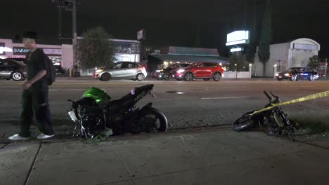 Accidente-De-Moto-En-La-Calle-