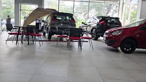 Inside-a-car-showroom-showing-new-cars-on-display