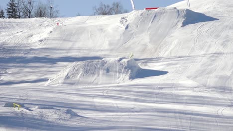 Skipiste-Am-Morgen