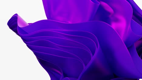 ätherische-Violette-Wellen-Auf-Weißem-Hintergrund