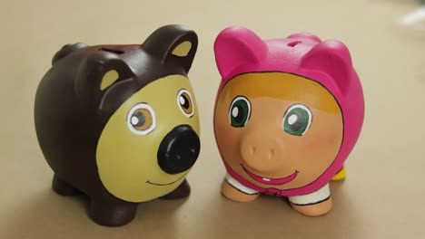 Piggy-banks-designed-with-inspiration-from-characters-of-Masha-and-the-Bear