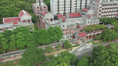 Dormitory-For-Female-Students-Of-Taipei-National-University-Of-The-Arts-In-Taipei,-Taiwan