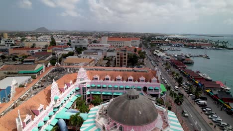 oranjestad-aruba-low-flyover-of-the-city