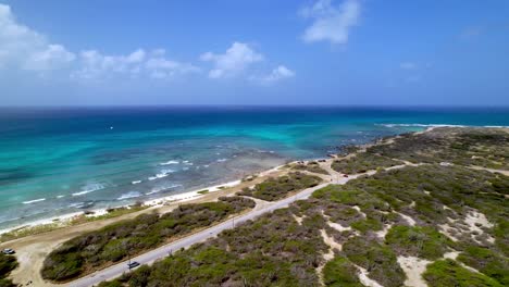 Malmok-Beach-Aruba-Aerial-push-in
