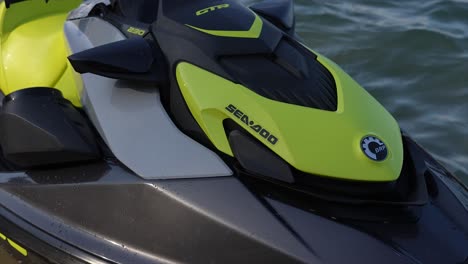 Sea-Doo,-sea-doo,-BRP,-Jet-Ski,-Water-scooter,-watercraft,-parked-jet-ski