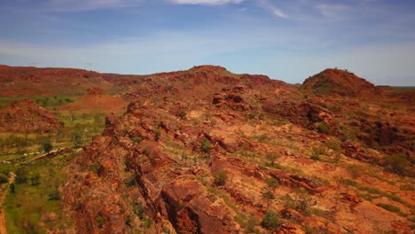 Westaustralien-Outback-Looma-Camballin-Kimberley-Landschaft-Rote-Felsen-Drohne-Luftaufnahme-Aborigine-Land-Trockenzeit-Nördliches-Territorium-Faraway-Downs-Unter-Broome-Darwin-Fitzroy-Crossing-Aufwärts-Kreis-Links