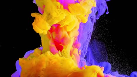 Multiple-color-mixing-in-water-in-abstract-background