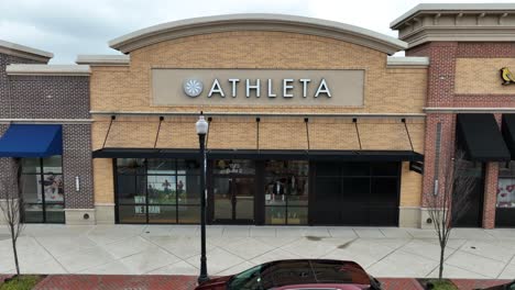 Aerial-establishing-shot-of-Athleta-storefront