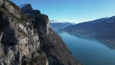 Amden-Wesen-Suiza-Hermosa-Vista-Sobre-El-Lago-Suizo