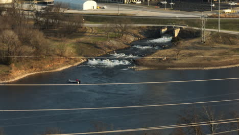 Kohlekraftwerk-In-Der-Nähe-Von-Lake-Flint-Creek,-Arkansas,-USA