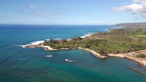 North-Shore-Seascape-In-Haleiwa,-Oahu,-Hawaii-Islands,-United-States