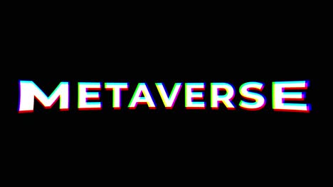 Glitchy-Metaverse-Text-Against-Black-Background