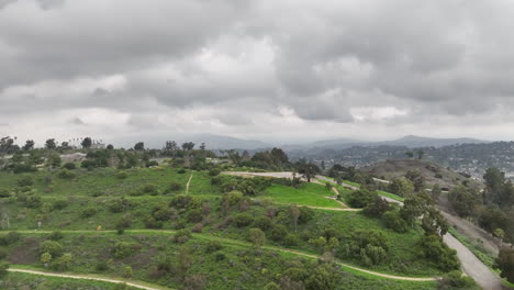 Elysian-park-in-Los-Angeles-on-a-cloudy-day