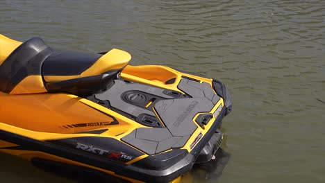 jet-ski-on-shore,-Sea-Doo,-sea-doo,-BRP,-Jet-Ski,-Water-scooter,-watercraft