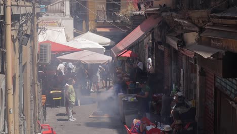 Sabrosa-Comida-Callejera-Italiana-Local-En-Palermo-Italia