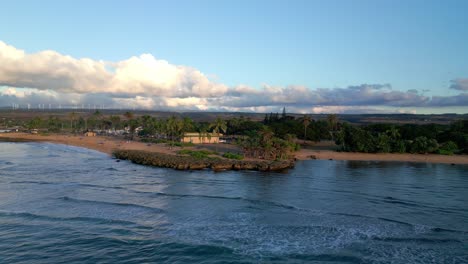 Malerische-Küste-Der-Insel-Oahu-Auf-Hawaii-–-Luftaufnahme-Einer-Drohne