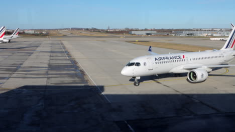 Airfrance-Airline-Arrived-At-Paris-CDG-Airport-In-France