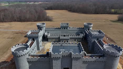 Flyover-of-castle-being-constructed-in-Clarksville-Tennessee