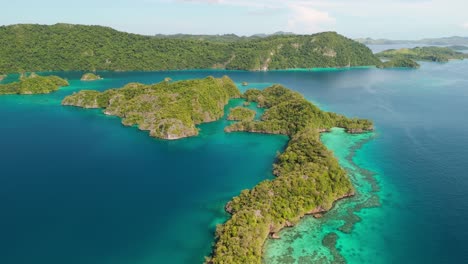 Tropische-Landschaften-Auf-Fidschi,-Von-Einer-Drohne-Aus-Gesehen