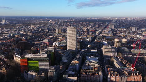 Aerial-shot-towards-Centre-Point-building-and-Oxford-street-central-London