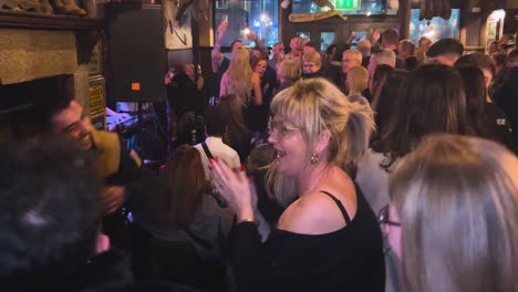 A-4K-crowd-shot-of-revellers-at-a-Belfast-night-spot-Ireland-UK