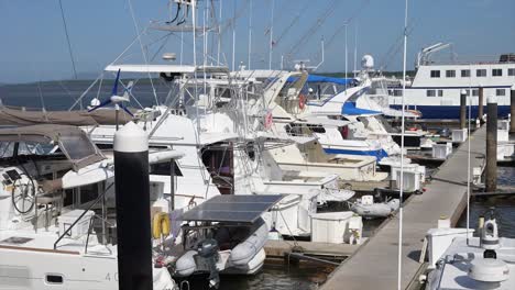 beach,-boaters-services-and-marina,-boats-and-motorboats