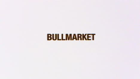 Bullmarket-VHS-Glitch-Saubere-Moderne-Schriftart-Schwarz-Auf-Weißem-Hintergrund-Wiederholt-Wort-In-Gelb