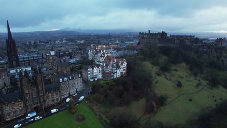 Castlehill-De-Edimburgo,-Famoso-Destino-Turístico